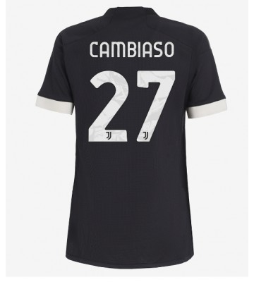 Juventus Andrea Cambiaso #27 Tredje trøje Dame 2023-24 Kort ærmer